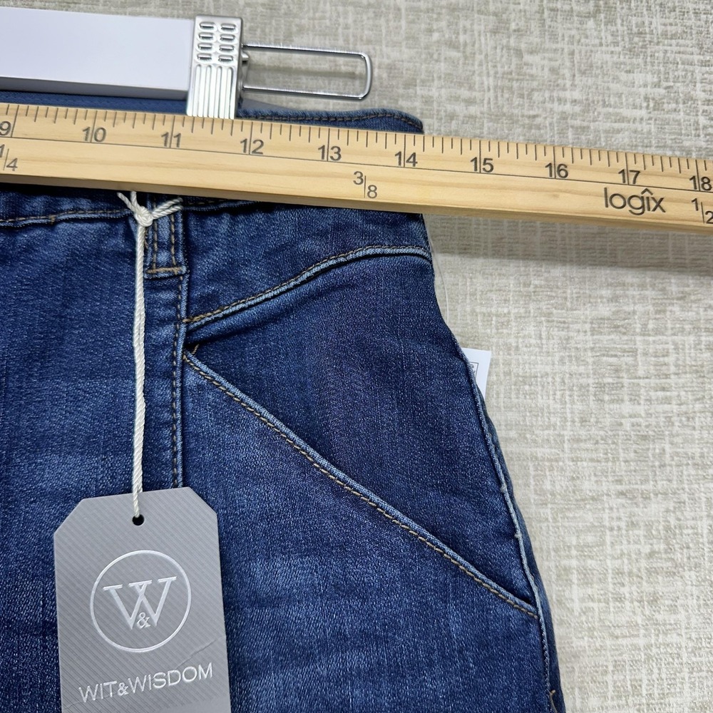 Wit & Wisdom Indigo Wide-Leg Jeans - Picture 11 of 15